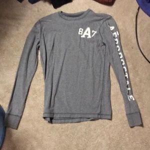 Aeropostale Grey Mens small long sleeve T-shirt
